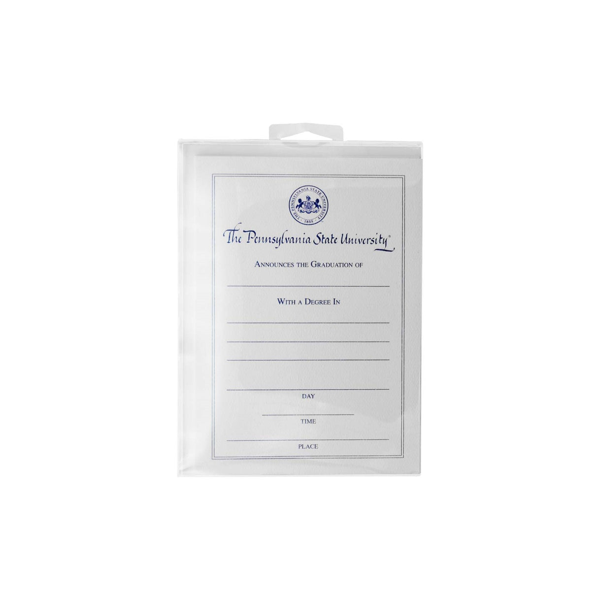 Penn State Graduation Announcement Notecards 10pk