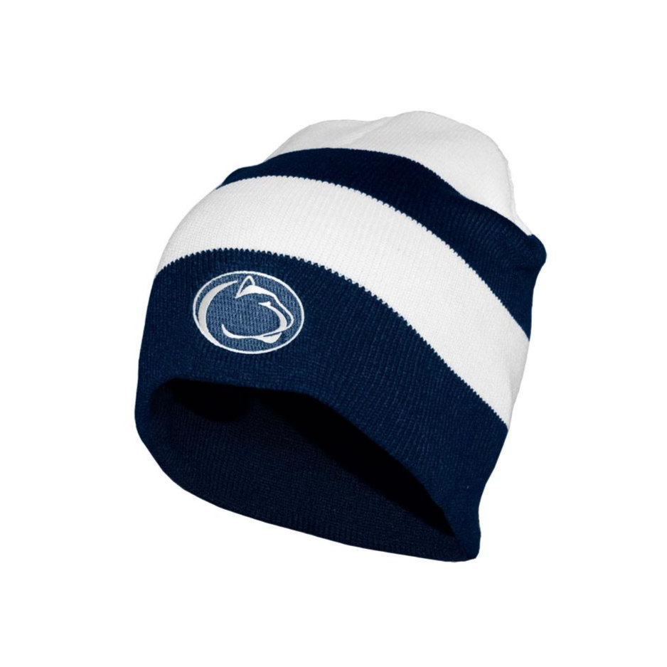 Penn State Nittany Lion Columbia Knit Stripe Beanie