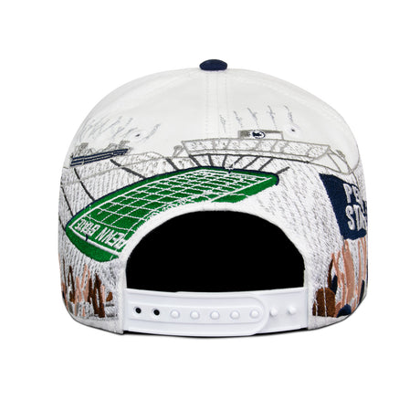 Penn State Woodn Grail White-Out Beaver Stadium Snapback Hat