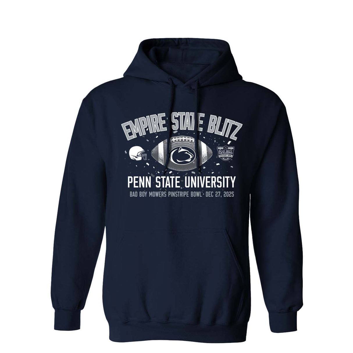 Penn State 2025 Pinstripe Bowl Hooded Sweatshirt