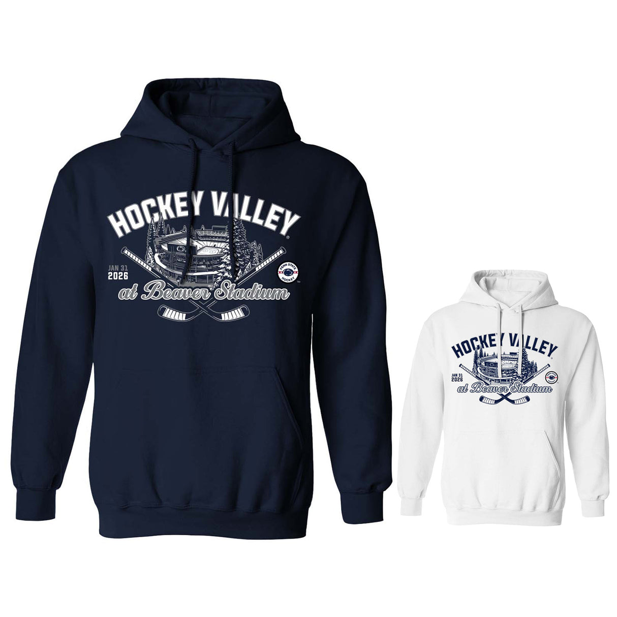 Penn State Hockey Valley At Beaver Stadium Hooded Sweatshirt