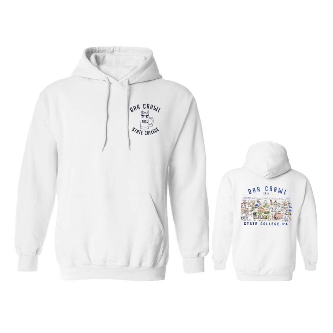 State College Bar Crawl Hooded Sweatshirt