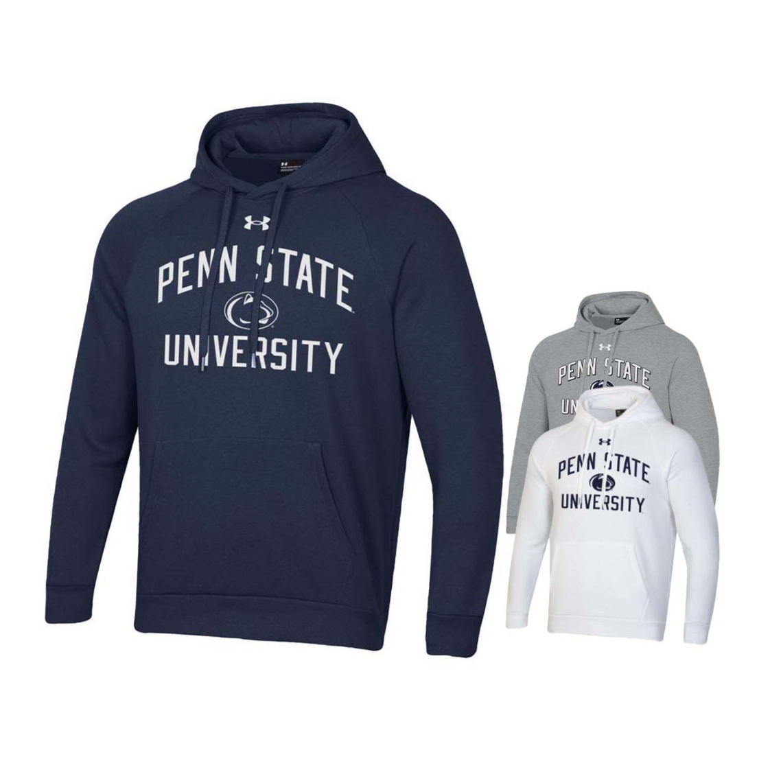 Penn State Under Armour All Day 2.0 Hooded Sweatshirt