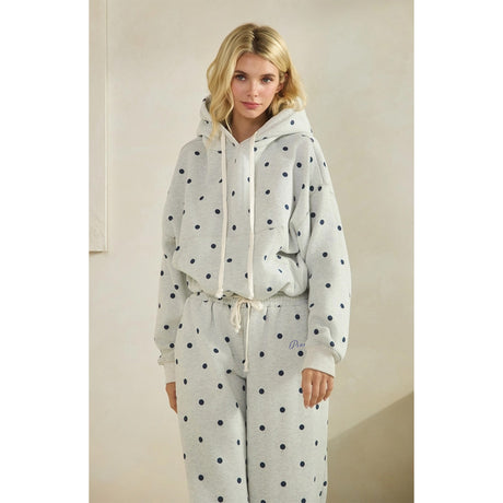 Penn State Women's Polka Dot Bubble Hem Cropped Hooded Sweatshirt