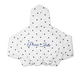 Penn State Women's Polka Dot Bubble Hem Cropped Hooded Sweatshirt