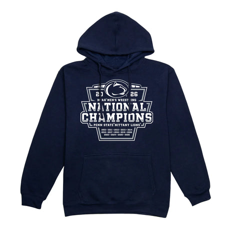Penn State 2026 NCAA Wrestling National Champs Hooded Sweatshirt