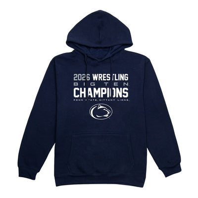 Penn State 2026 B1G Wrestling Champions Hooded Sweatshirt