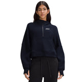 Penn State lululemon Women's Chrome PSU Oversized Scuba Half-Zip Hooded Sweatshirt