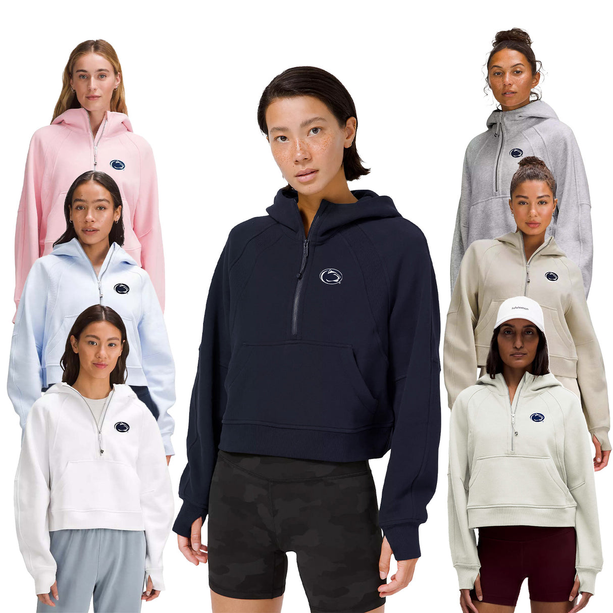 Penn State lululemon Women's Scuba Oversized Half Zip Hoodie