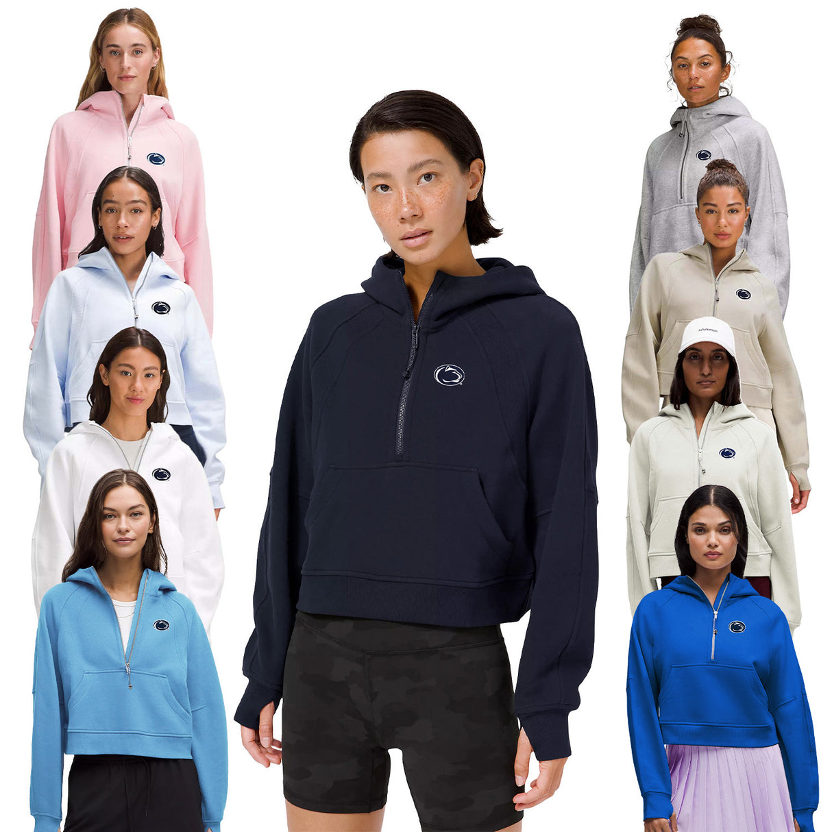 Penn State lululemon Women's Scuba Oversized Half Zip Hoodie