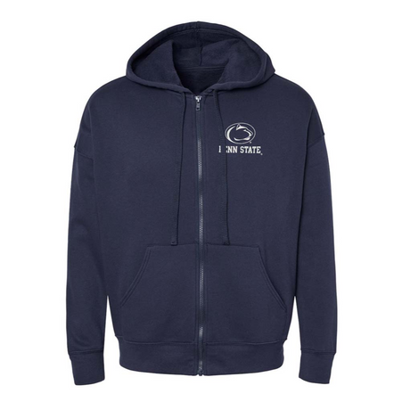 Penn State Left Chest Logo Full Zip Hooded Sweatshirt