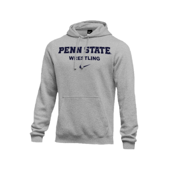Penn State Nike Men's Wrestling Wordmark Hooded Sweatshirt
