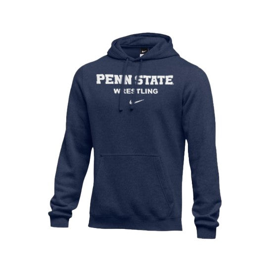 Penn State Nike Men's Wrestling Wordmark Hooded Sweatshirt