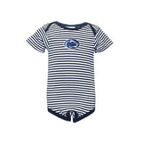 Penn State Infant Striped Short Sleeve Bodysuit