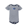 Penn State Infant Striped Short Sleeve Bodysuit