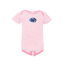 Penn State Infant Striped Short Sleeve Bodysuit