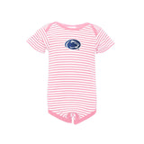 Penn State Infant Striped Short Sleeve Bodysuit