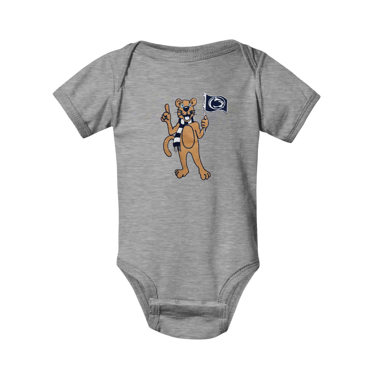 Penn State Infant Mascot Flag Creeper