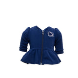Penn State Infant Peplum Full Zip