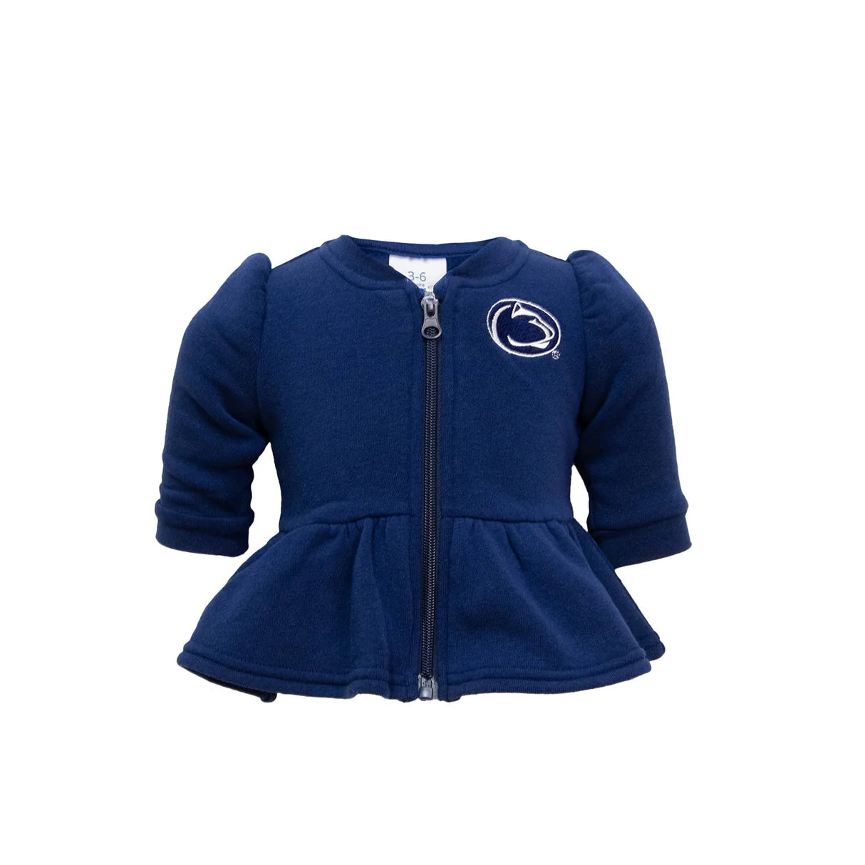 Penn State Infant Peplum Full Zip Jacket