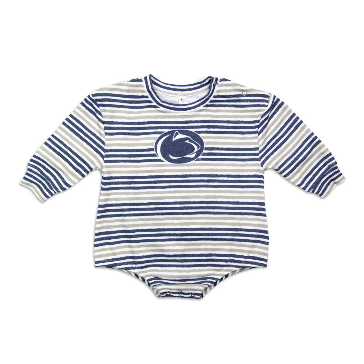 Penn State Infant Striped Onesie Romper