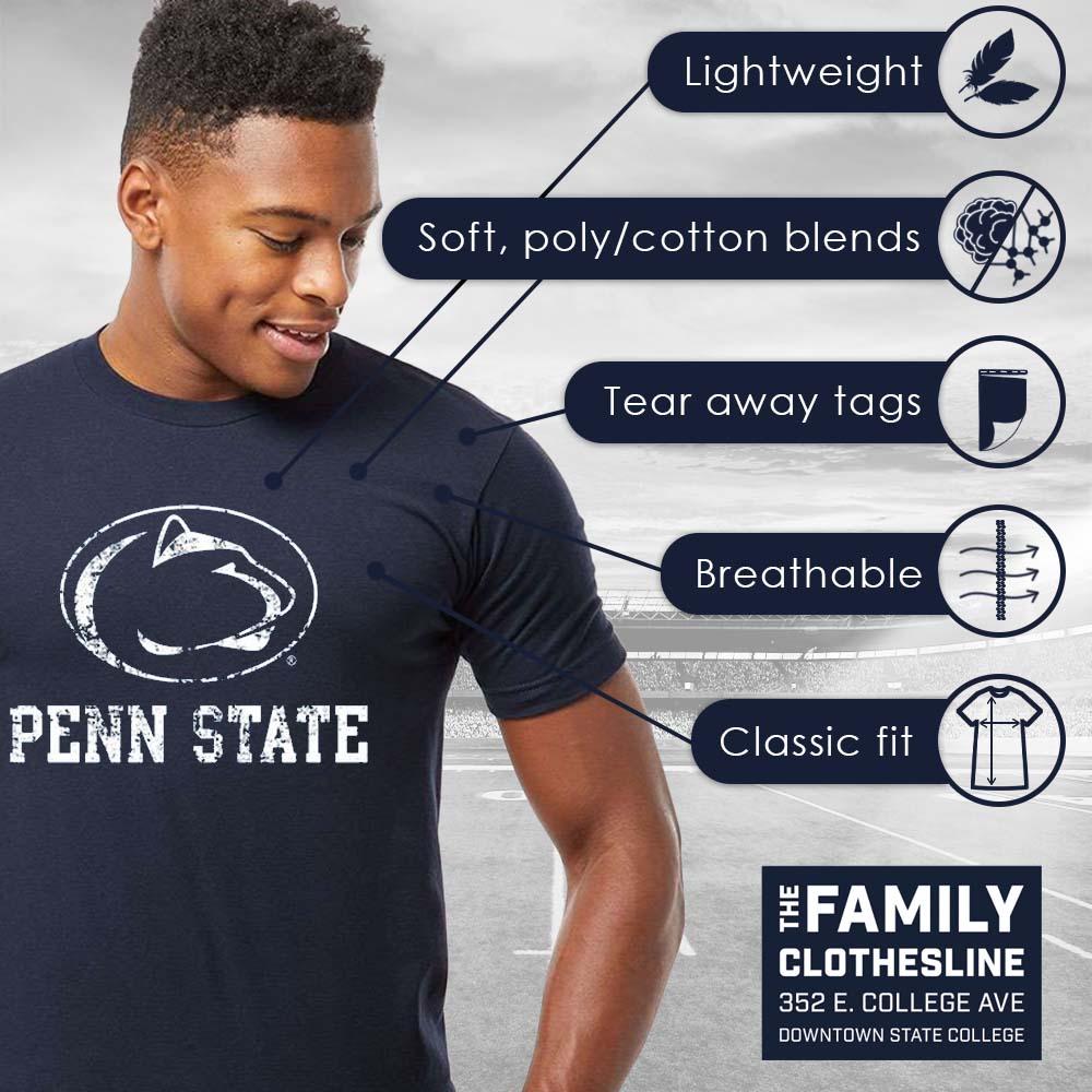 Penn State Distressed Logo Block T-shirt