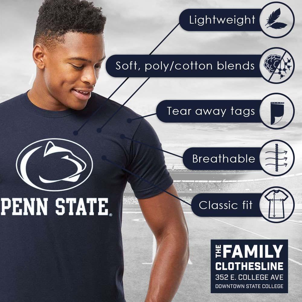 Penn State Logo Block Adult T-Shirt