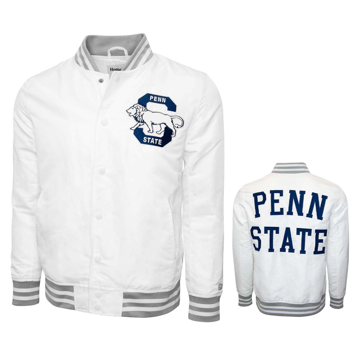 Penn State Nittany Lions White Bomber Jacket