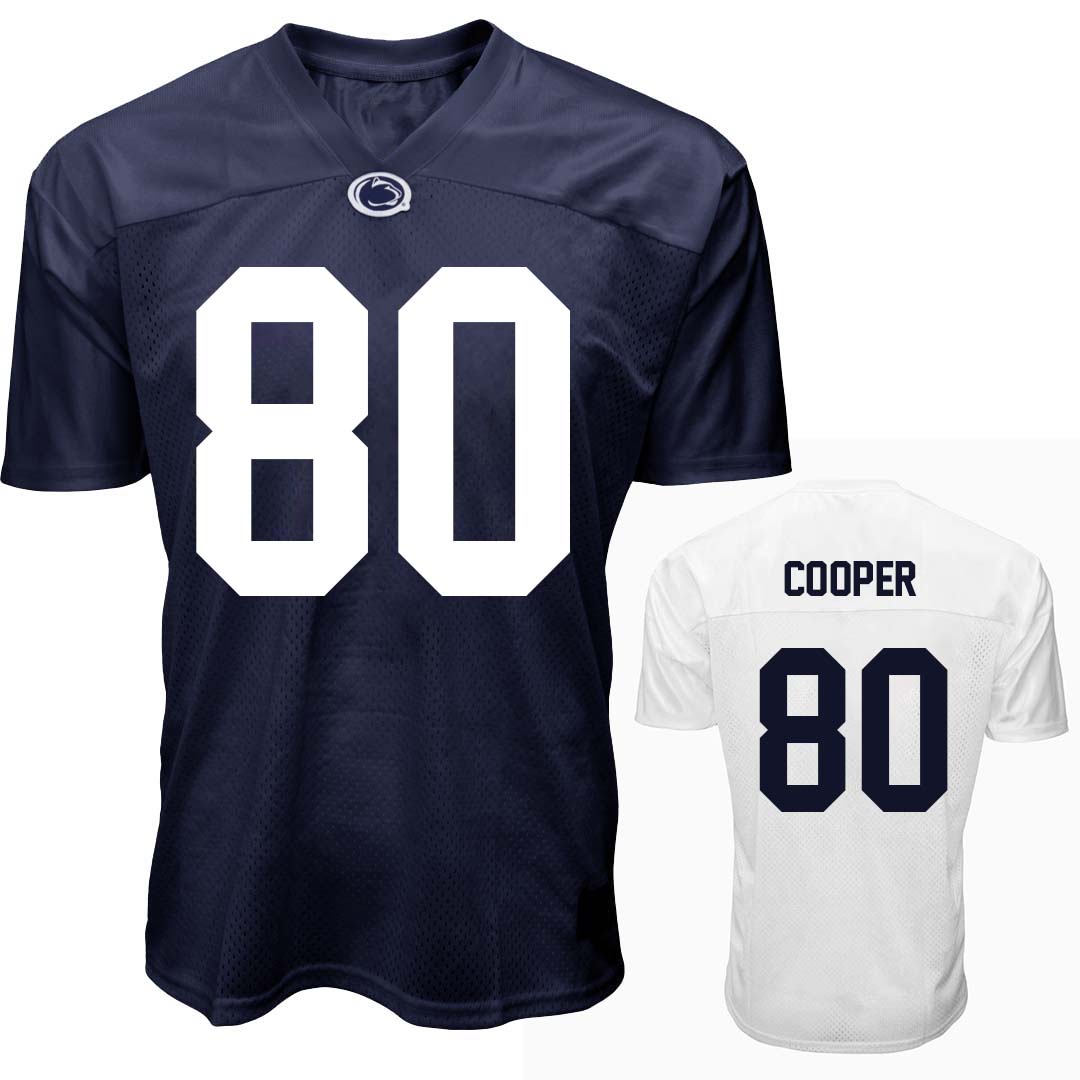 Penn State NIL Alexander Cooper #80 Football Jersey