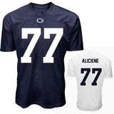 Penn State NIL Owen Aliciene #77 Football Jersey
