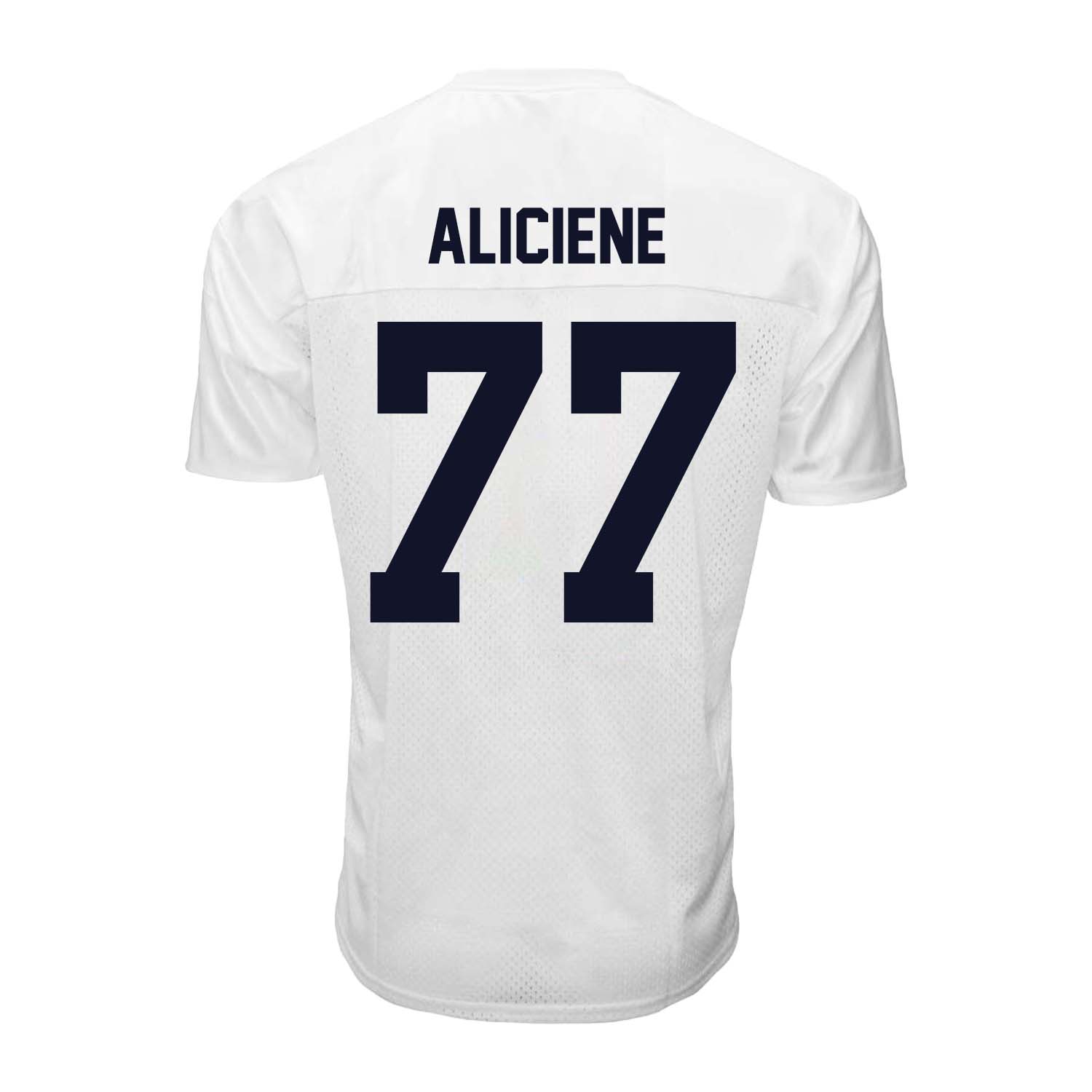 Penn State NIL Owen Aliciene #77 Football Jersey