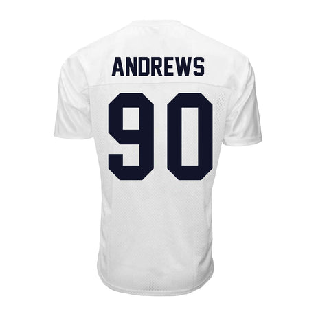 Penn State NIL Liam Andrews #90 Football Jersey
