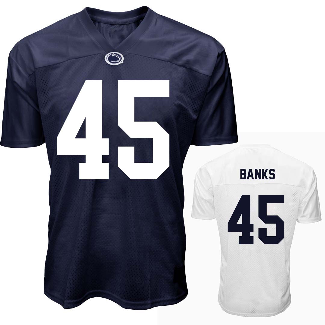 Penn State Youth NIL Josh Banks #45 Football Jersey