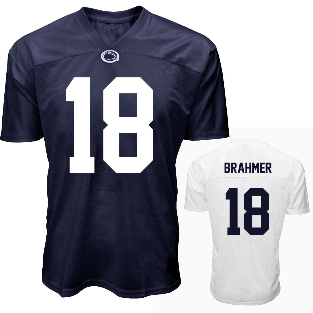 Penn State NIL Benjamin Brahmer #18 Football Jersey