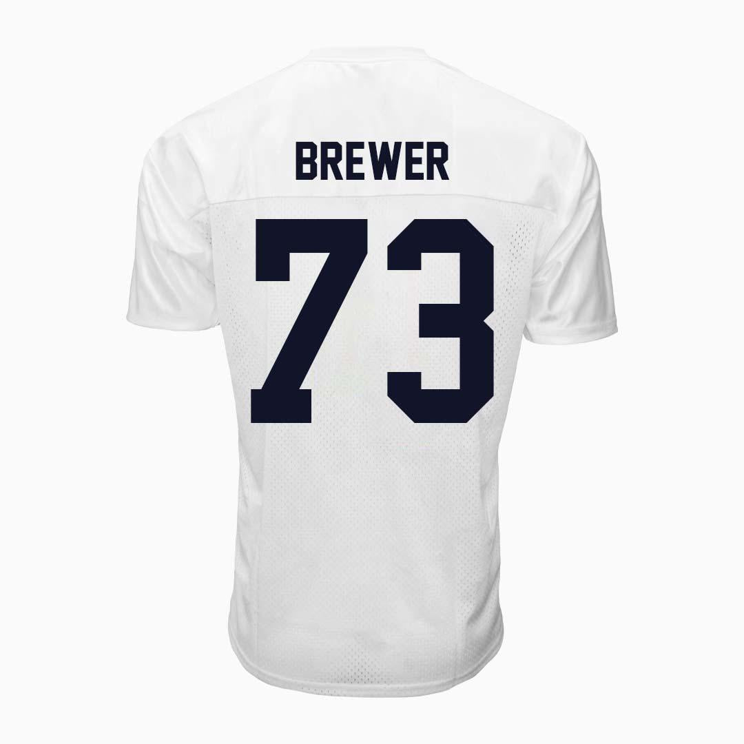 Penn State NIL Caleb Brewer #73 Football Jersey