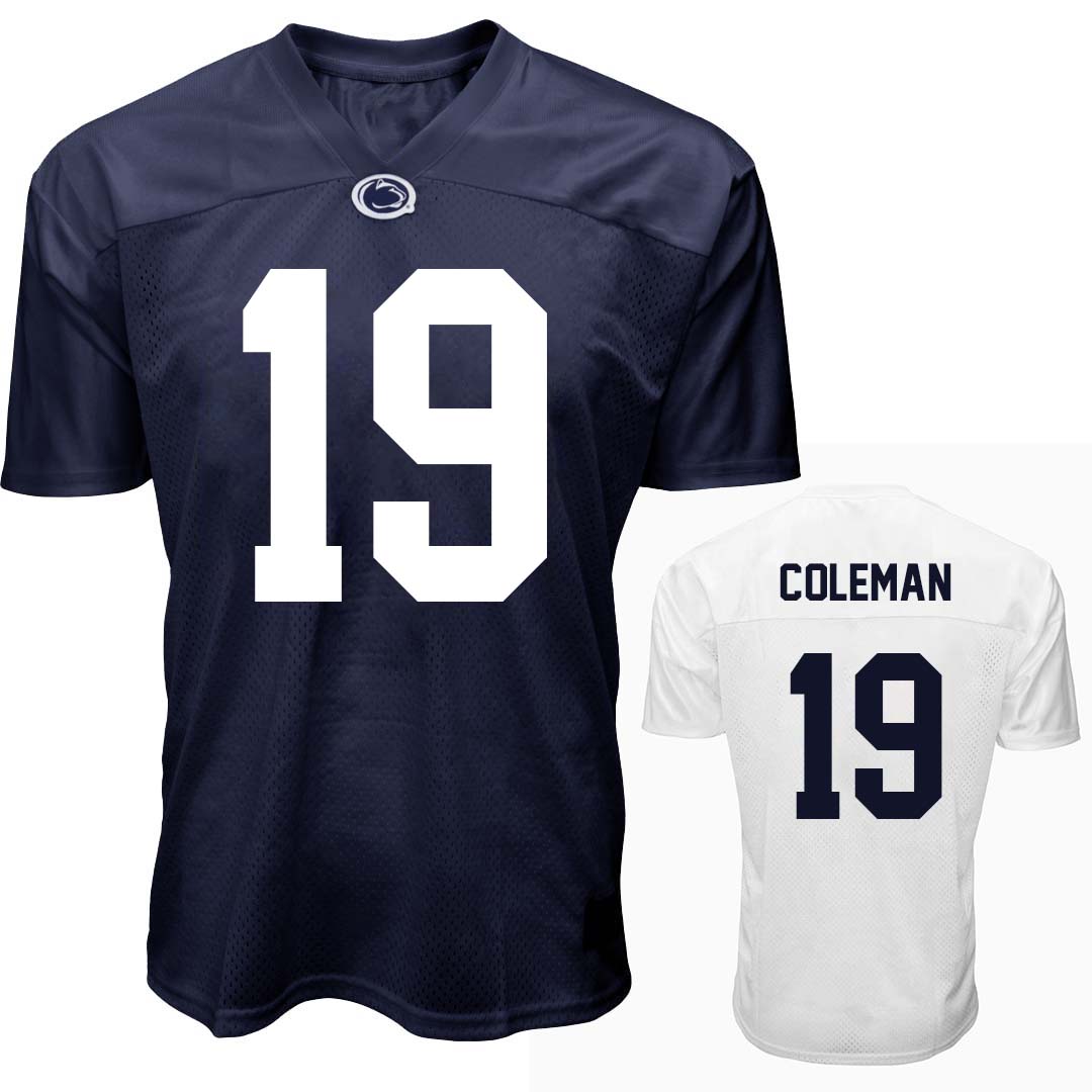 Penn State NIL Chaz Coleman #19 Football Jersey