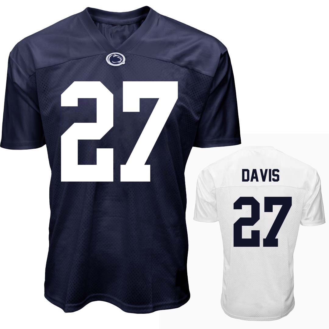 Penn State Youth NIL Omarion Davis #27 Football Jersey