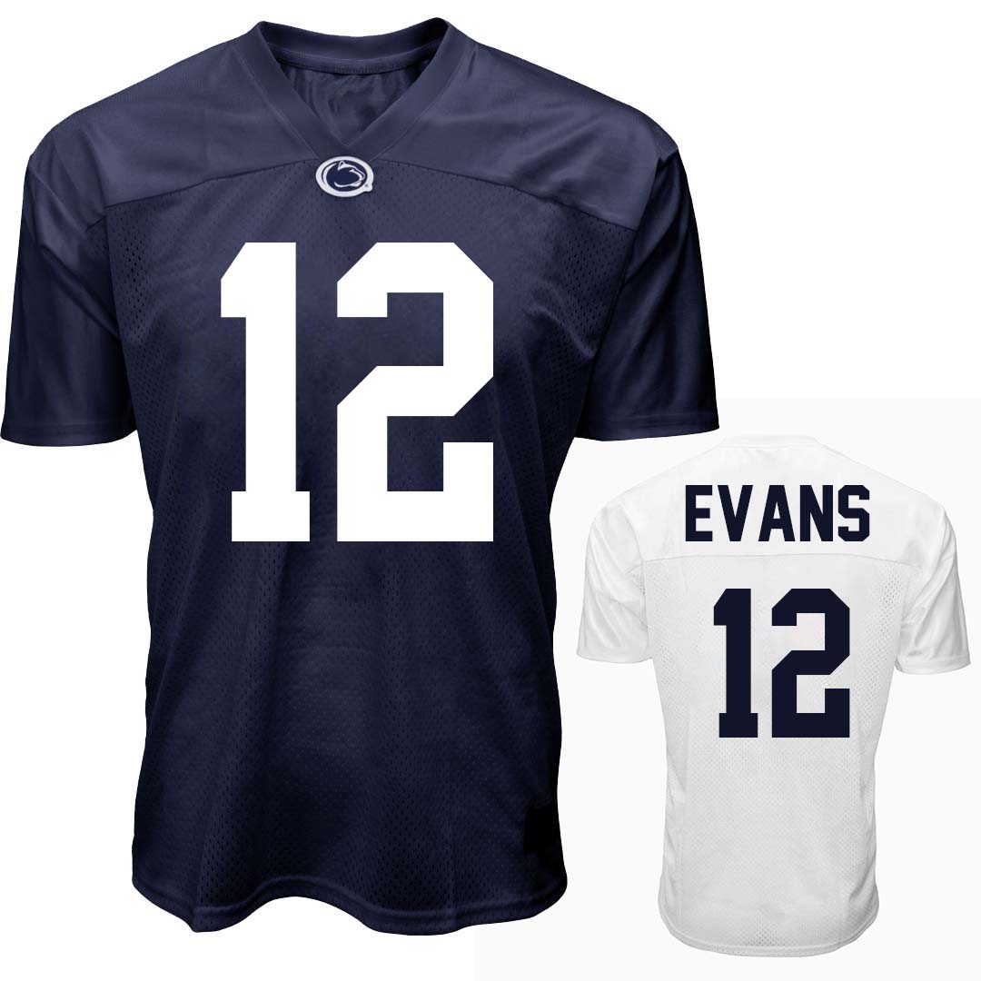 Penn State NIL Kase Evans #12 Football Jersey