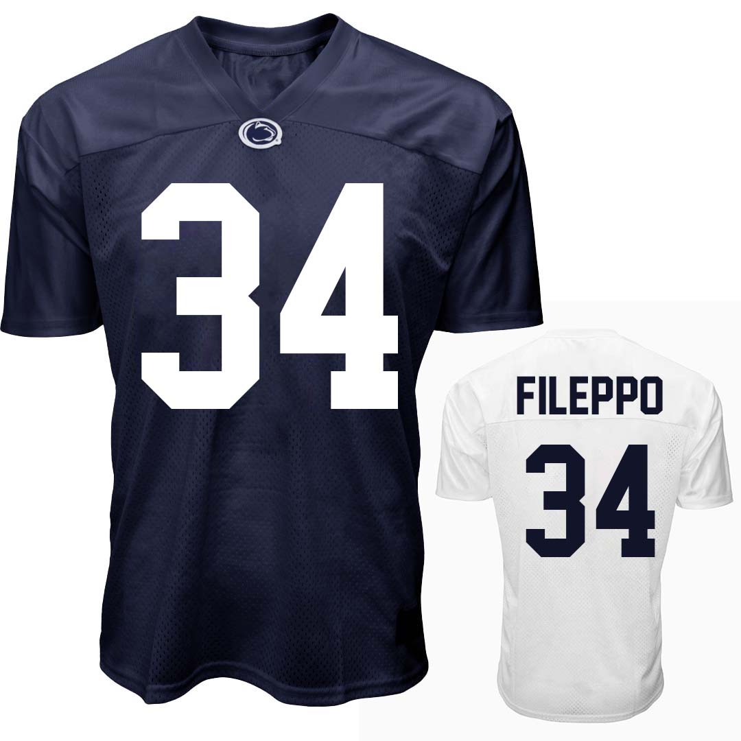 Penn State NIL Chris Fileppo #34 Football Jersey