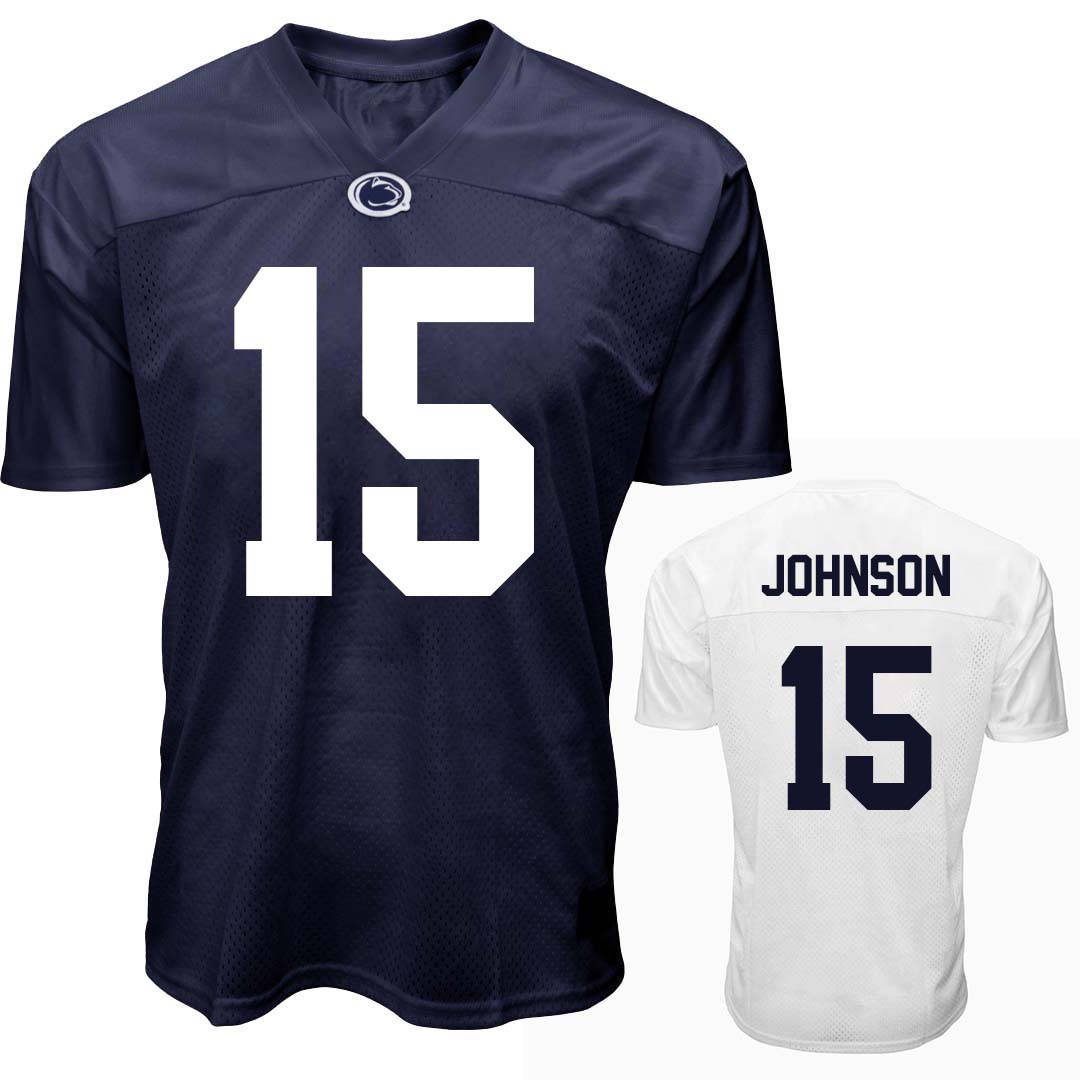 Penn State Youth NIL Joshua Johnson #15 Football Jersey