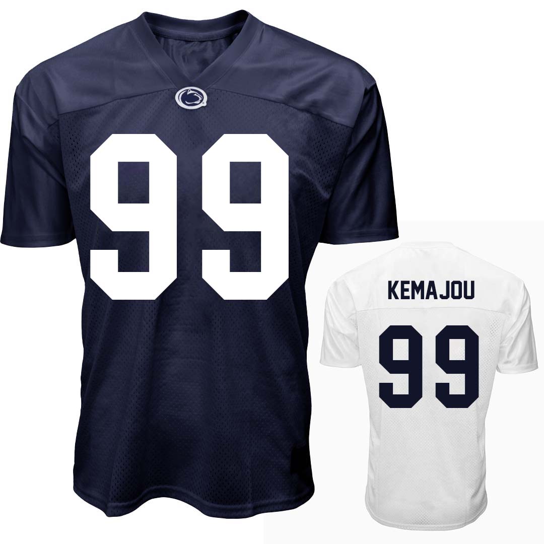Penn State Youth NIL Yvan Kemajou #99 Football Jersey