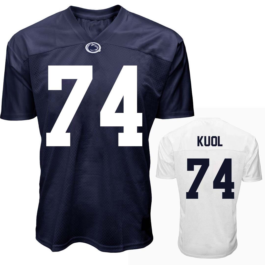 Penn State NIL Kuol Kuol #74 Football Jersey