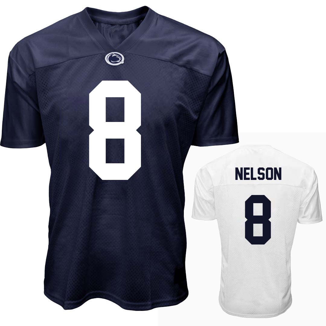 Penn State NIL Dakaari Nelson #8 Football Jersey