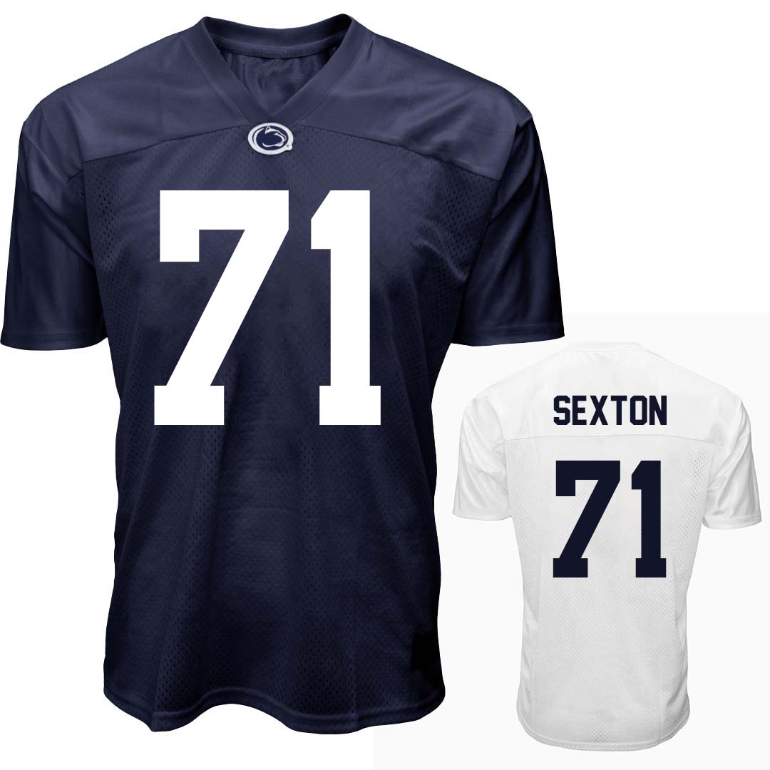 Penn State NIL Garrett Sexton #70 Football Jersey