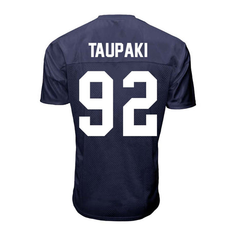 Penn State NIL Siale Taupaki #92 Football Jersey