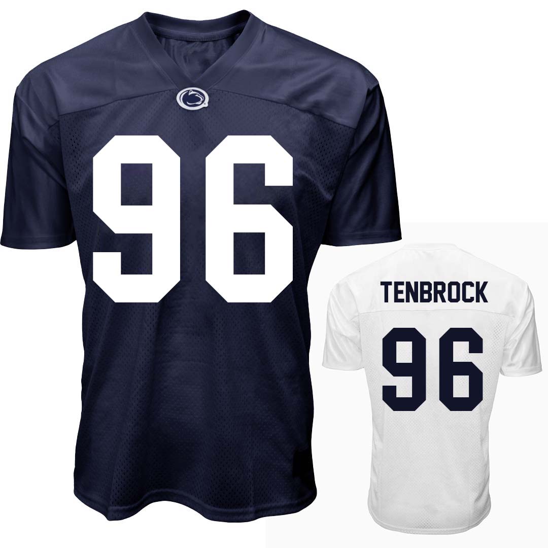 Penn State Youth NIL Lucas Tenbrock #96 Football Jersey