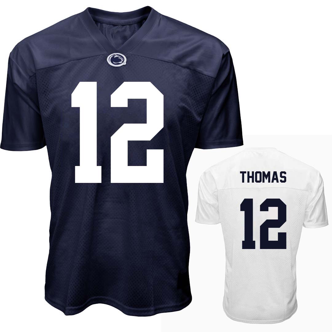 Penn State Youth NIL Xxavier Thomas #12 Football Jersey