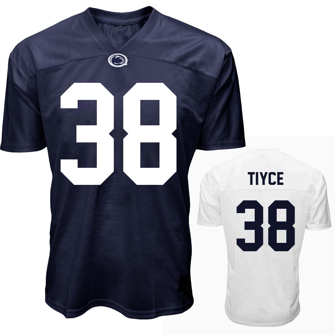 Penn State Youth NIL Nathan Tiyce #38 Football Jersey