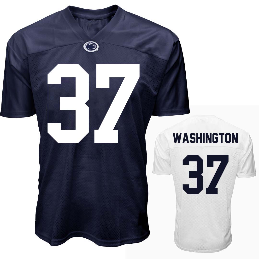 Penn State NIL Jeremy Washington #37 Football Jersey
