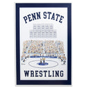 Penn State 13X19 JM Wrestling Mat Print